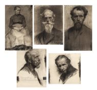 Curt Großpietsch, Zeichnungskonvolut Portraits