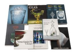Collection of specialist literature on Art Nouveau and design glass