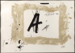 Antoini Tapies, "Letra A"
