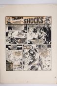 Alan Moore Paul Neary 2000 AD Prog #251 Tharg's Future-Shocks All Of Them Were Empty Story Page (Fle