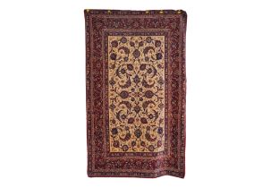 AN ESPHAHAN RUG, PERSIAN
