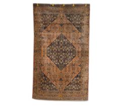 AN FINE AGRA RUG, INDIAN