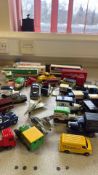Collection of Corgi and Lledo die-cast vehicles