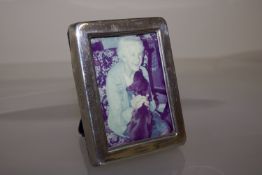 Silver photo frame