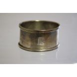 Silver napkin ring (Birmingham) 12g
