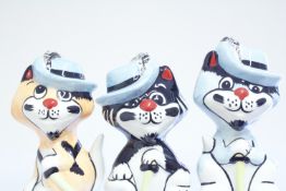 Lorna Bailey 3 musketeers cats