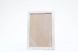 Silver photo frame