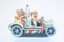 Pendelfin rabbit-in-car novelty figure
