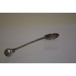 Silver gold ball spoon Birmingham 13g
