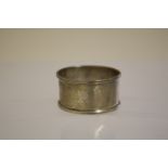 Silver napkin ring Birmingham 12.5g