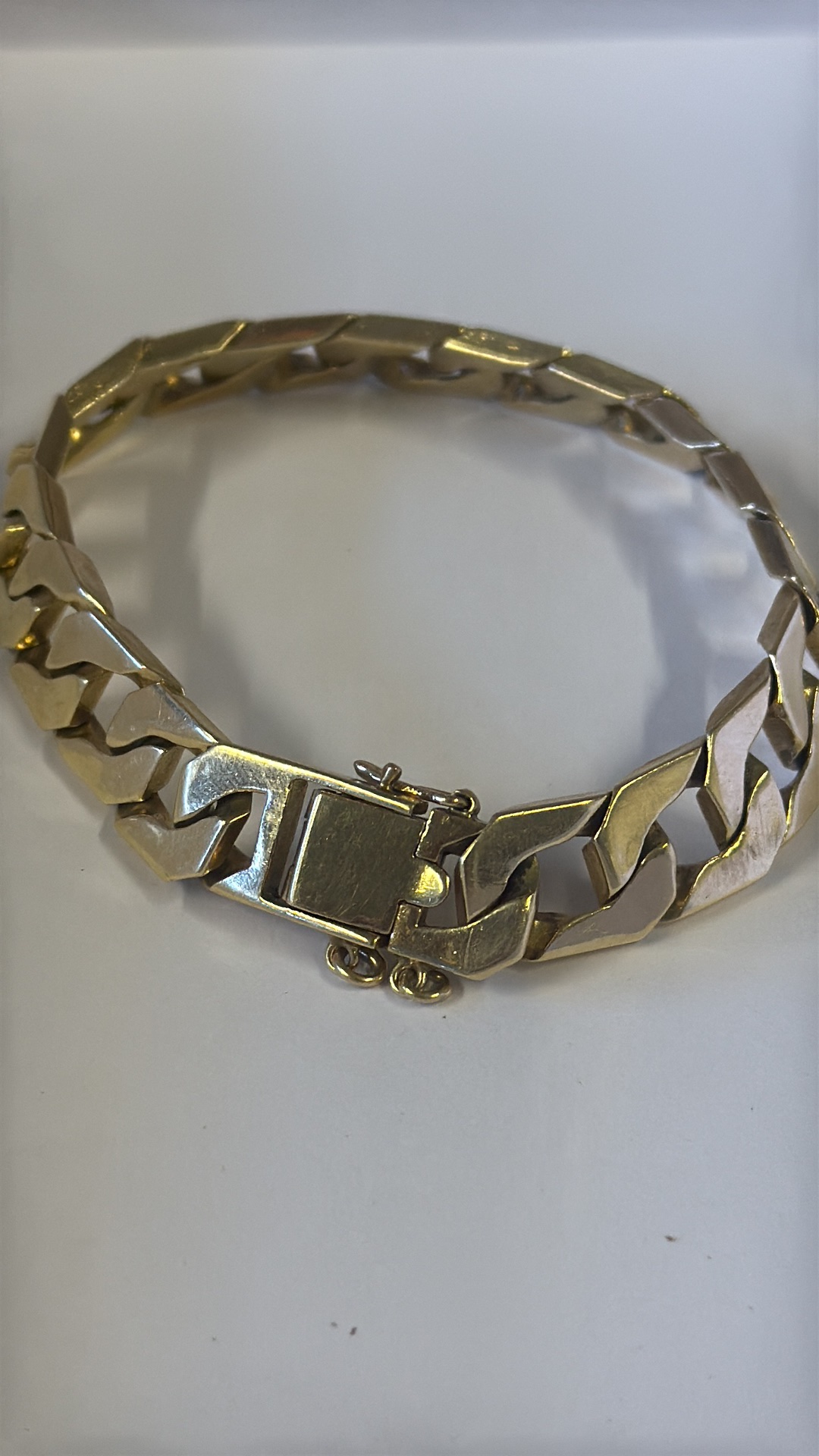 Gents 9ct Gold bracelet Weight 44.7g Length 21 cm - Image 2 of 3