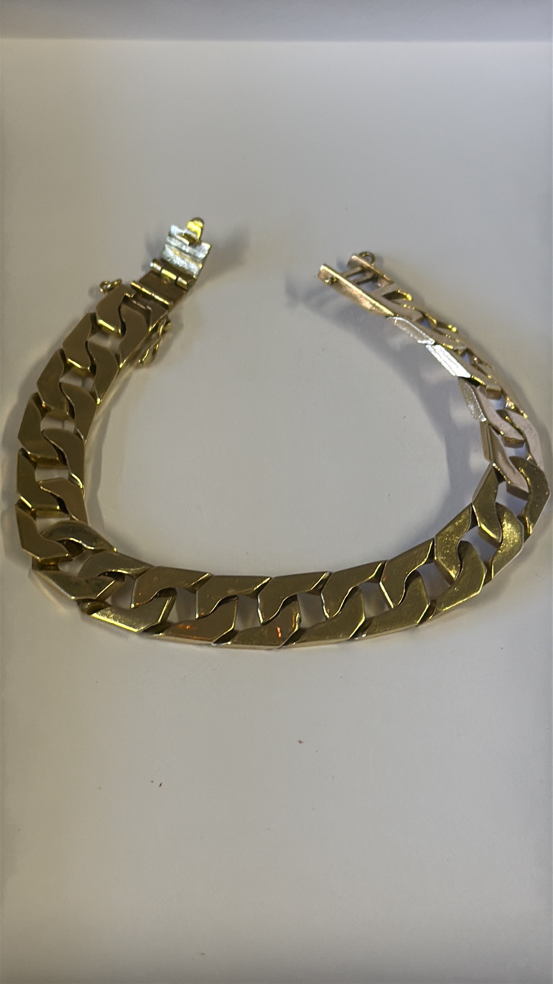 Gents 9ct Gold bracelet Weight 44.7g Length 21 cm - Image 3 of 3