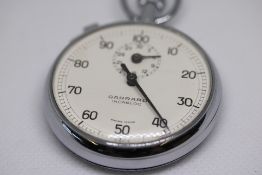 Garrard incabloc stopwatch - name inscribed to the