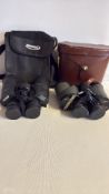 Pair of binoculars, Zennox and Swift Audubon, with cases