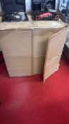 One boxed HDL square fire pit, part no. 5000-026 (Rev A), quantity per box 1 piece; gross weight