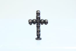 Bronze skull cross