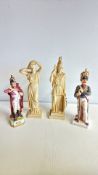 Set of Four Ceramic Figurines