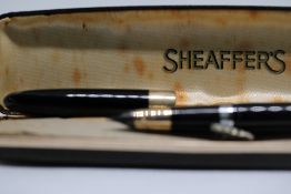 Sheaffer fountain pen with 14c gold rim & original