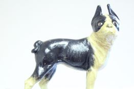 Cast iron Boston Terrier door stop