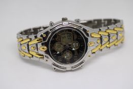 Navox digital quartz watch, digital function currently working but not currently ticking