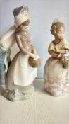 Set of Two Nao Porcelain Figurines