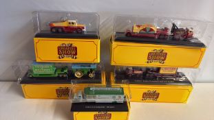 Set of 5 boxed ˜The Greatest Show on Earth die-cast circus vehicle models