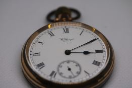 Gold plated Waltham pocket watch