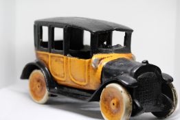 Cast iron model of a vehicle