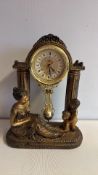 Galileo Time figural quartz mantel clock
