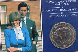 Commemorative lady Diana & prince of wales royal m
