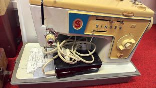Two Singer Sewing Machines (99K and 416) with Cases