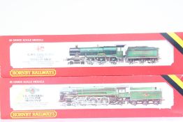 Pair of Hornby Railways OO Gauge Locomotive Boxed Models ‘Kneller Hall’ and ‘Britannia’
