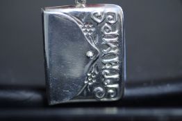 Silver stamp holder case