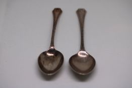 2 Silver spoons Weight 34g