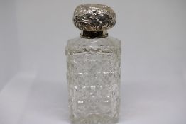 Silver topped bedroom bottle