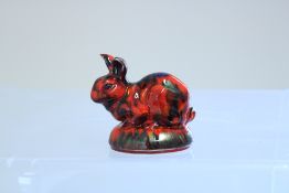 Anita Harris small rabbit signed in gold