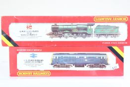 Pair of Hornby OO Gauge Locomotive Sets: GWR King Class 'King Edward I' and BR Class 29 Diesel (