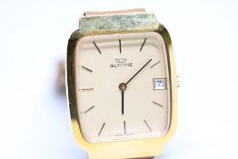 Glycine gents wristwatch (new, currently ticking)