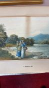 H. Magenis (19th century), Lakeside Figures, signed and dated 1886 (37cm x 44.5cm)