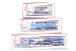 Group of three boxed Lima OO-gauge model railway items