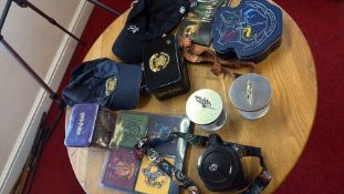 Group of Harry Potter themed accessories and ephemera