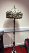 Tiffany-style dragonfly floor lamp (very heavy)