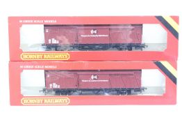 Pair of Hornby Railways OO Gauge British Railways Continental Goods Wagons (Boxed)