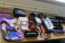 Collection of Harry Potter collectables
