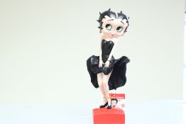 Betty Boop figure glitter black dress