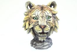 Edge style tigers head bust