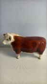 Beswick Hereford Bull Figure