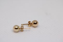 Pair of 9ct gold earring