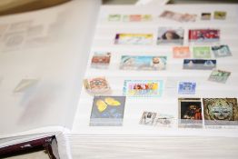 Large stock book of world stamps
