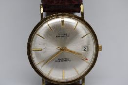 Gents Swiss Emporer Swiss Made Gold Plated 21Jewel